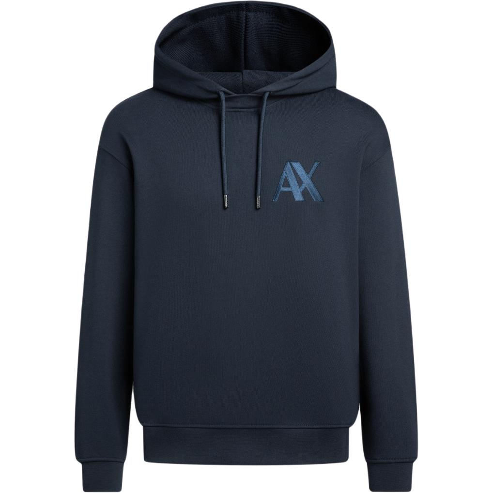 

Armani Exchange Мужская толстовка AE FW24, темно-синяя
