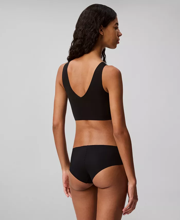 Женские трусы-хипстер Invisibles из микрофибры с эффектом стрейч D3429 Calvin Klein, черный — фото 4