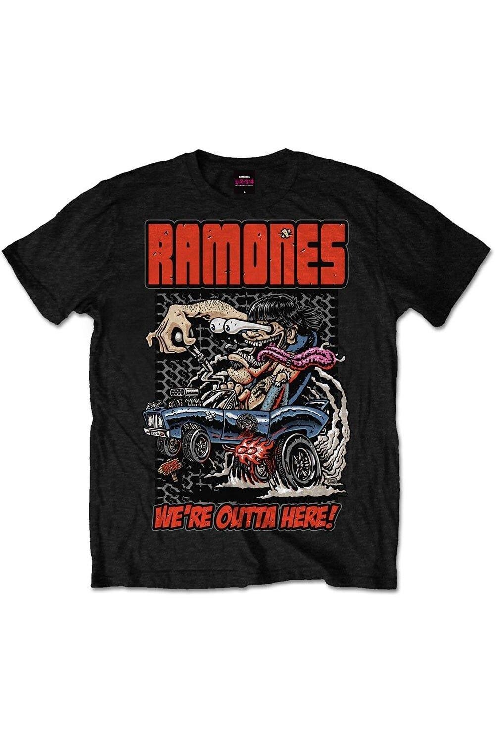 

Футболка «Уйди отсюда» Ramones, черный