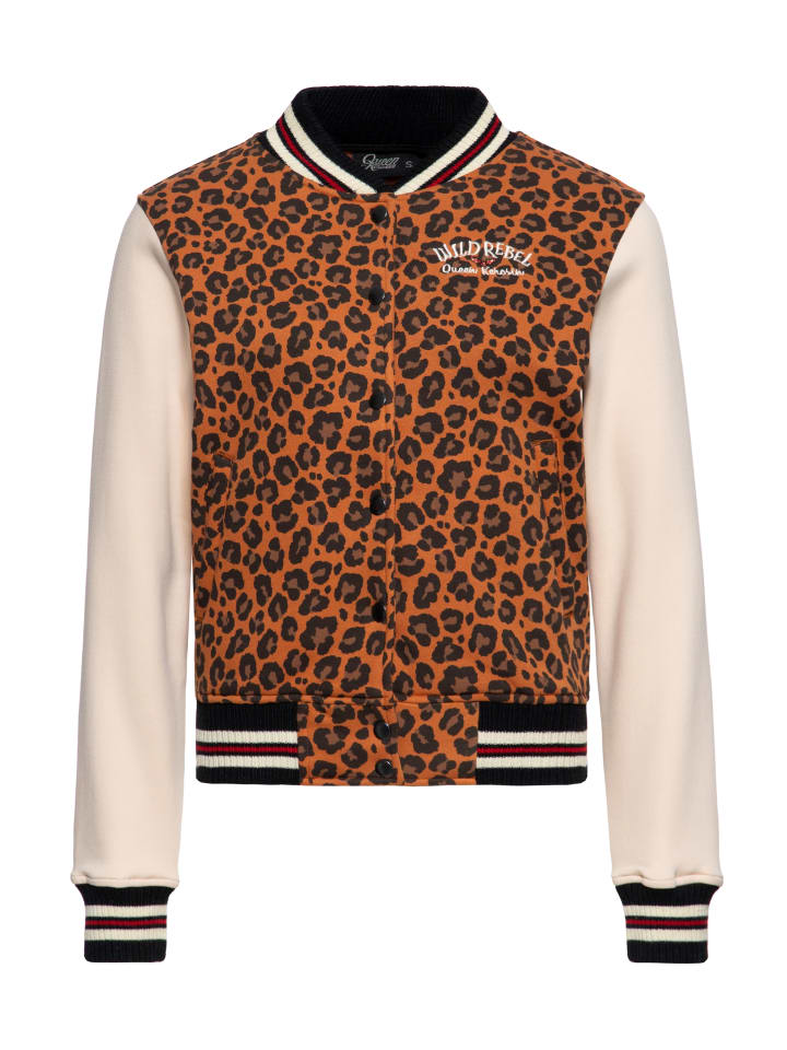 

Куртка Queen Kerosin Collegejacke Wild Rebel, цвет leo