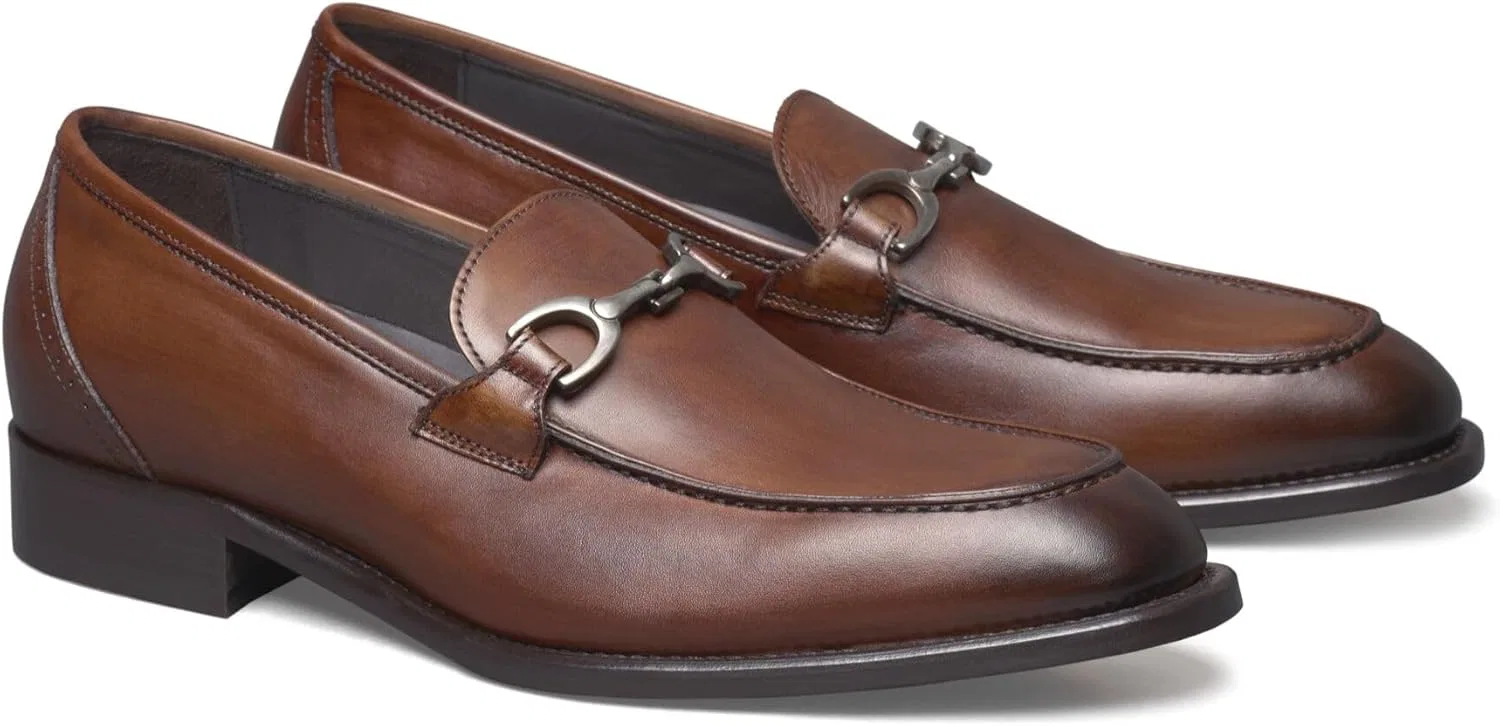 Лоферы Johnston & Murphy Ellsworth Brown Italian Calfskin — фото 4