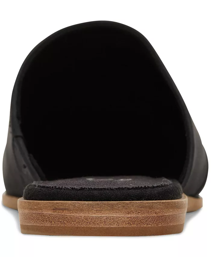 Женские мюли на плоской подошве Jade Slip On TOMS, черный — фото 3