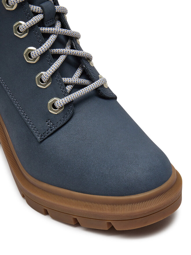 Ботильоны на блочном каблуке Timberland, темно-синий — фото 4