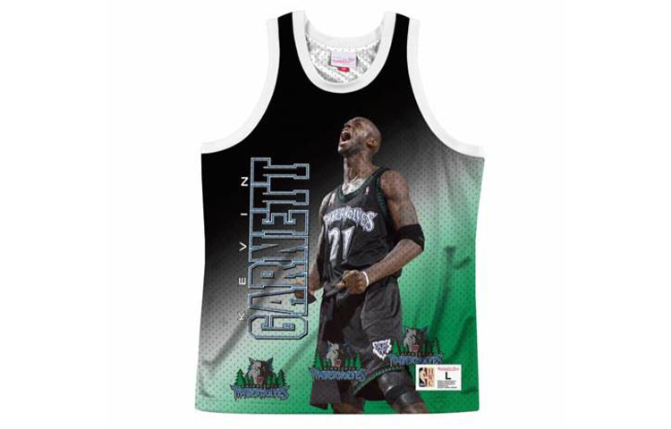 

Mitchell Ness Баскетбольная майка мужская зеленая черная