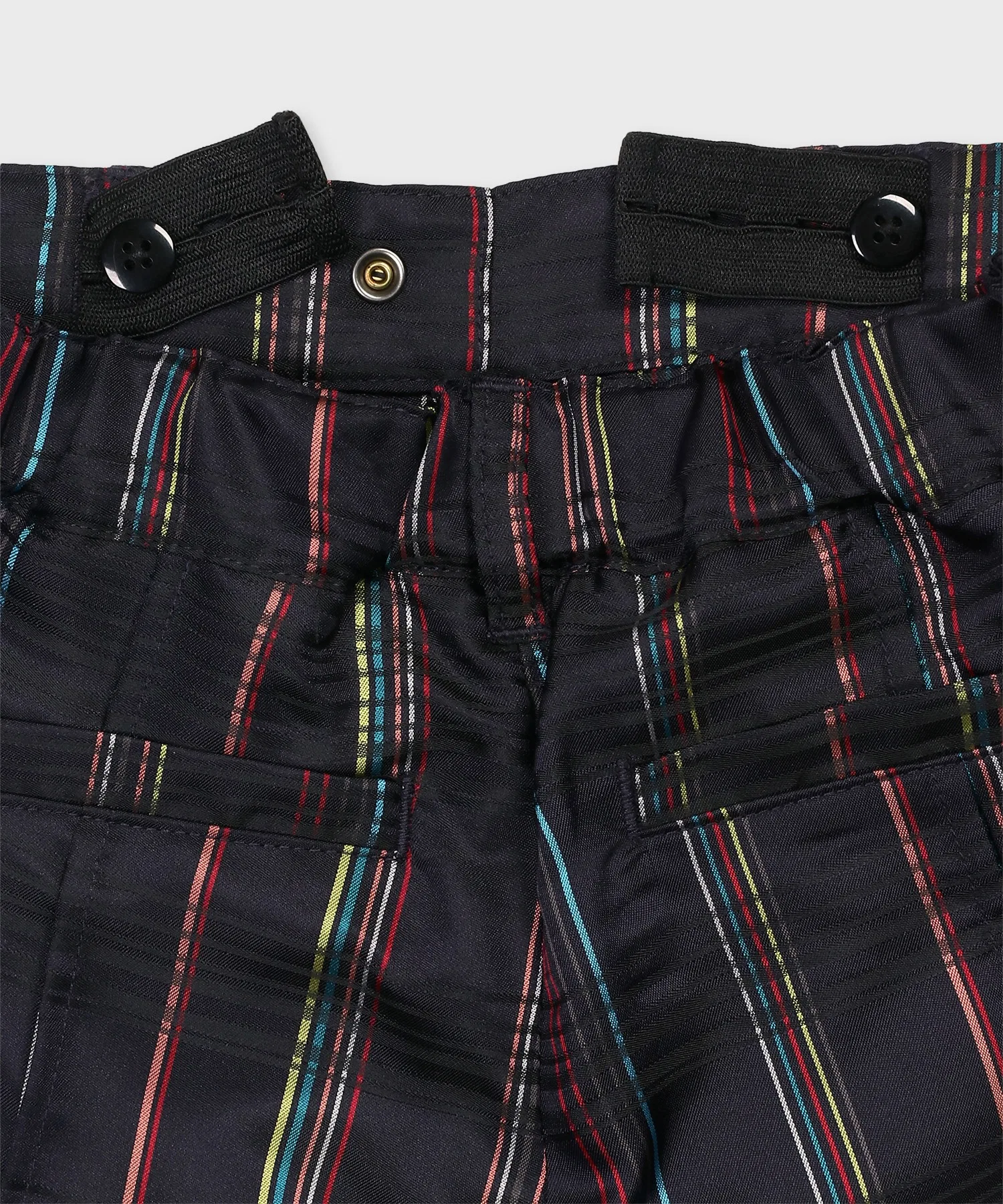 Детские брюки Paul Smith JUNIOR из полиэстера в клетку тёмно-синие — фото 4