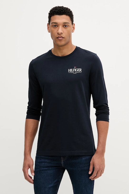 

Хлопковая водолазка Tommy Hilfiger, темно-синий
