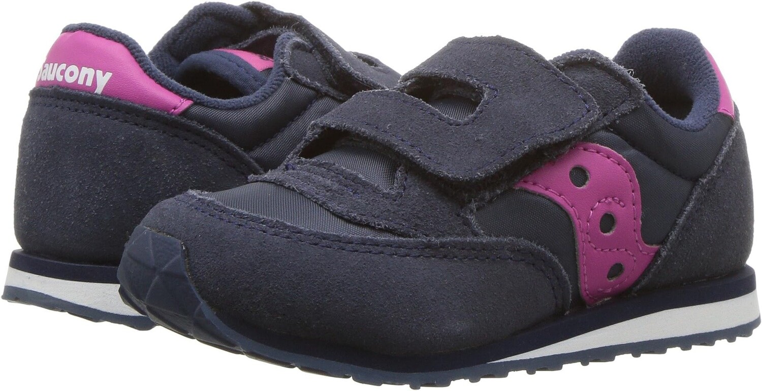 

Кроссовки Originals Jazz Hook & Loop Saucony Kids, цвет Navy/Pink
