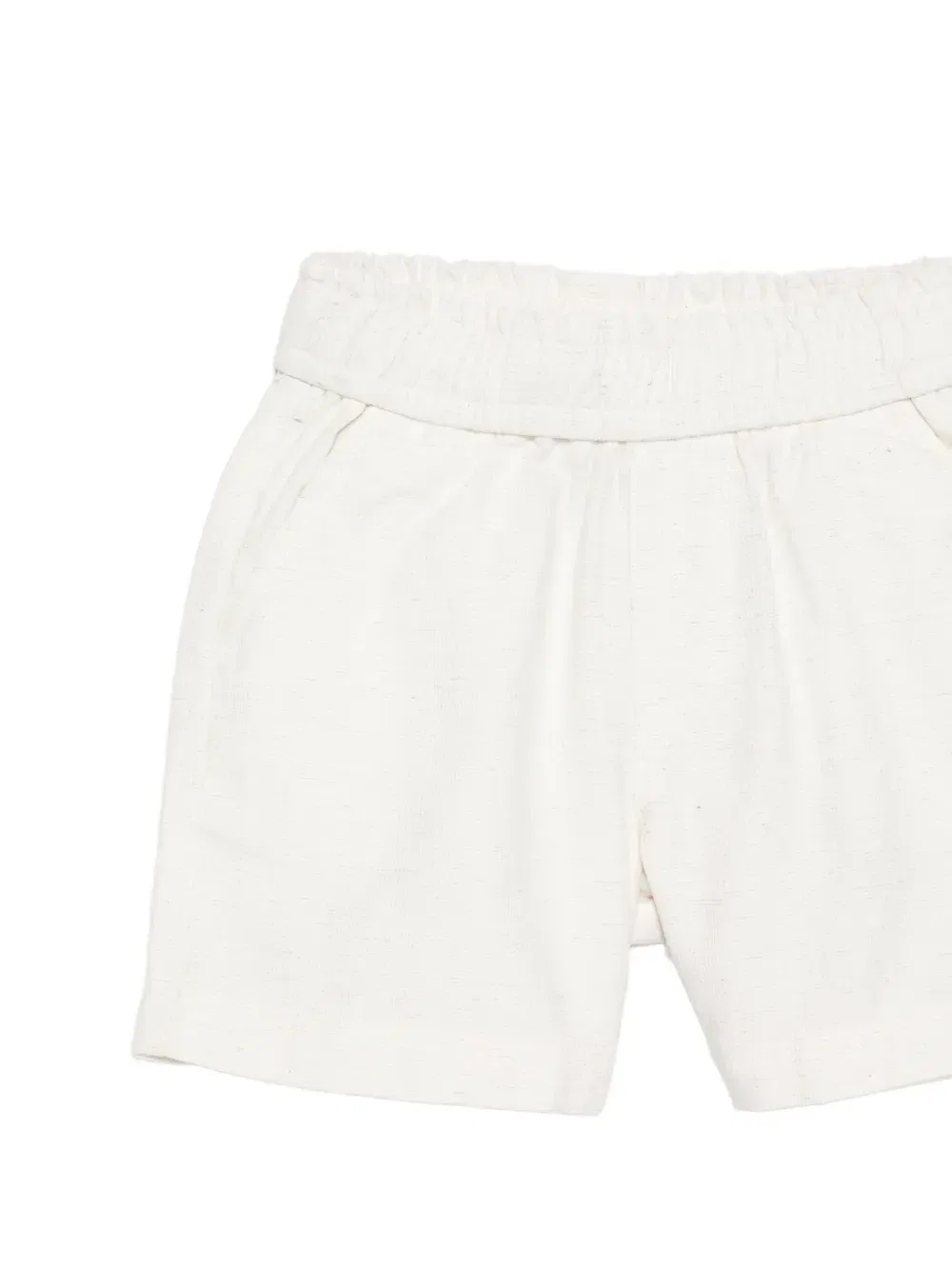 Шорты с эластичным поясом Trussardi Junior, бежевый — фото 3