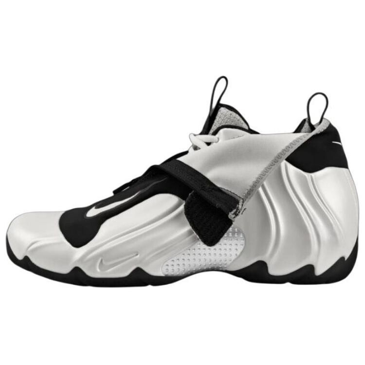 Кроссовки Nike Flightposite Vintage Basketball Shoes Men High-top Silver/Black, серебряный — фото 3