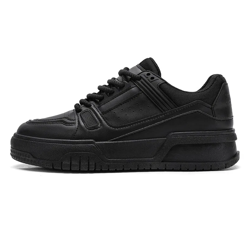 Кроссовки скейтбординг кожаные TELENT Black