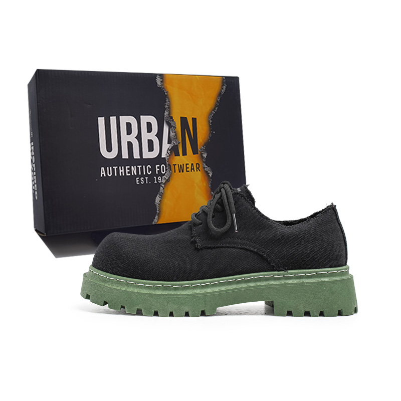 

URBAN AUTHENTIC Мужские повседневные туфли, цвет черный/зеленый