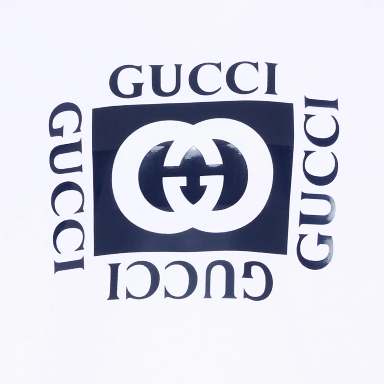 Футболка детская с круглым вырезом GUCCI белая — фото 4