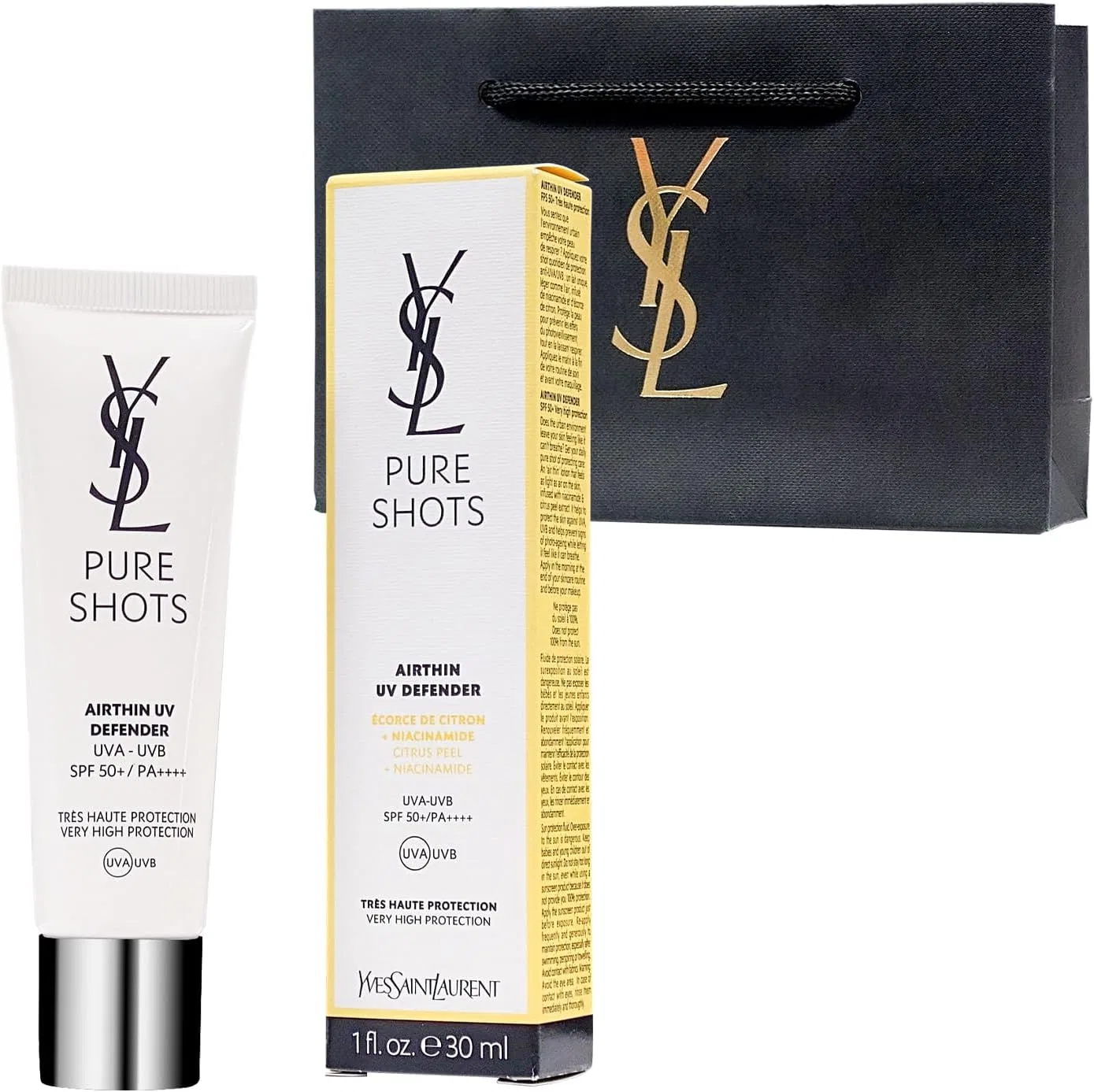 Солнцезащитный крем Yves Saint Laurent Pure Shot Airy Light SPF50+ PA+++, 30 мл