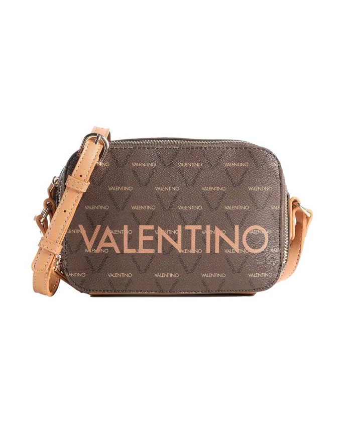 

Коричневая женская сумка через плечо из синтетических материалов Valentino By Mario Valentino, коричневый