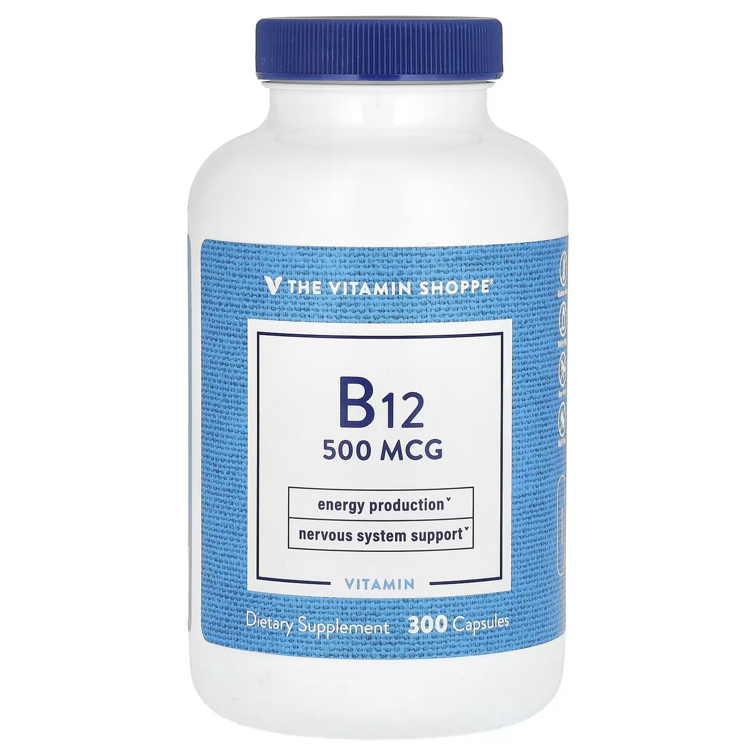 

Витамин B12, 500 мкг, 300 капсул The Vitamin Shoppe