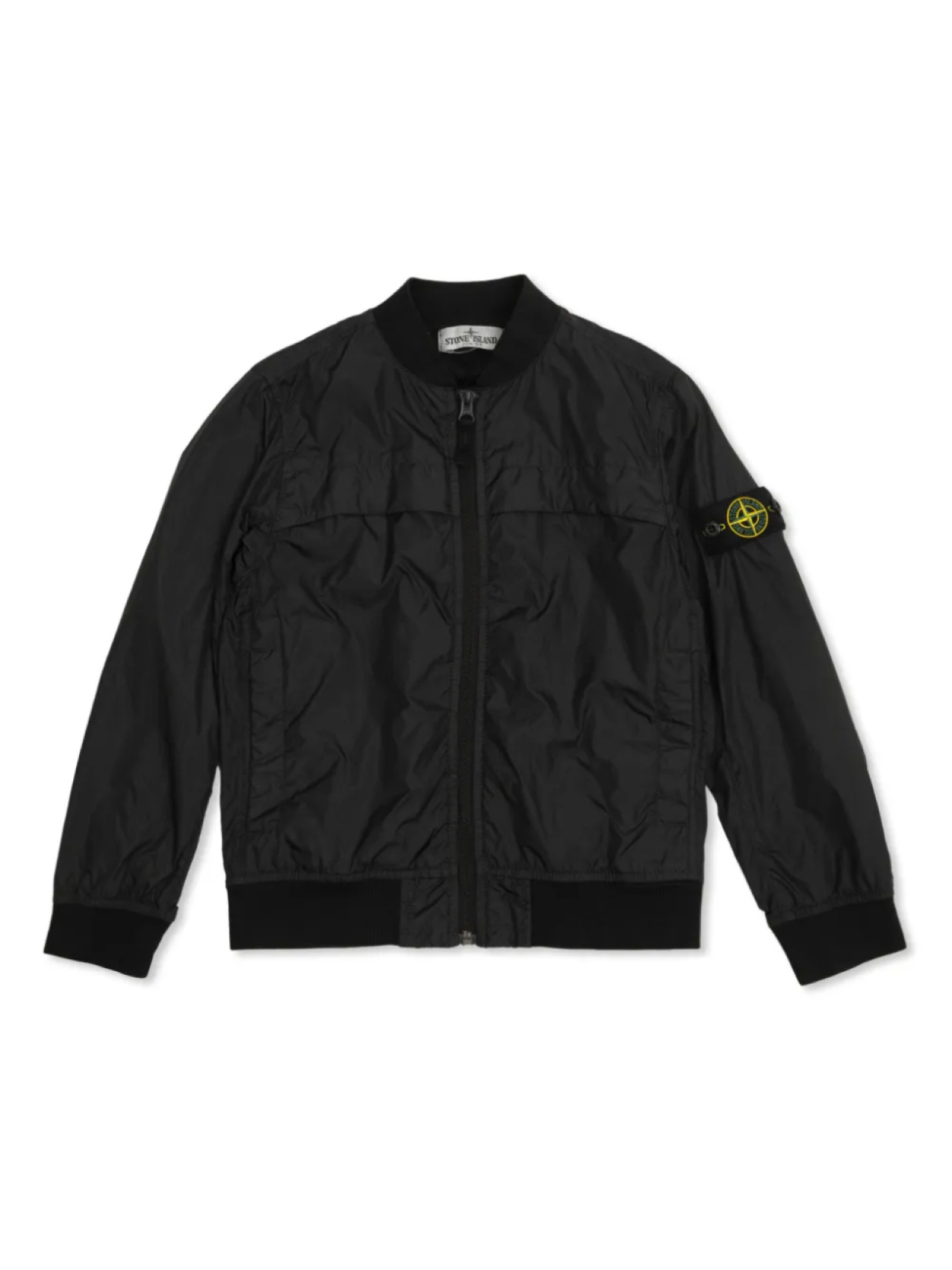 

Куртка-бомбер Stone Island Junior Compass-badge, черный