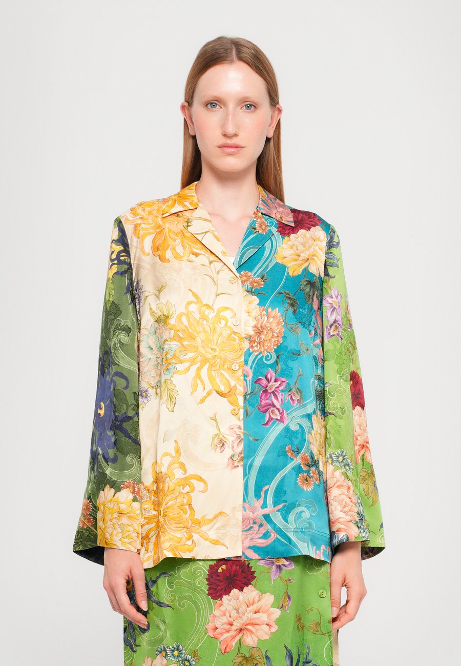 

Блуза Alemais AVERY SPLICED SHIRT, Multi-Coloured