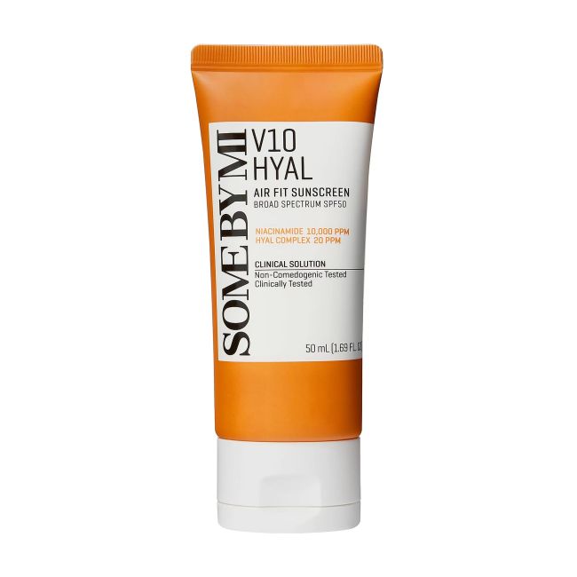 

V10 hyal spf50 солнцезащитный крем для лица Some By Mi, 50 мл