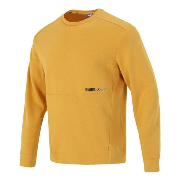 

Куртка crew sweater 'yellow' Puma, желтый