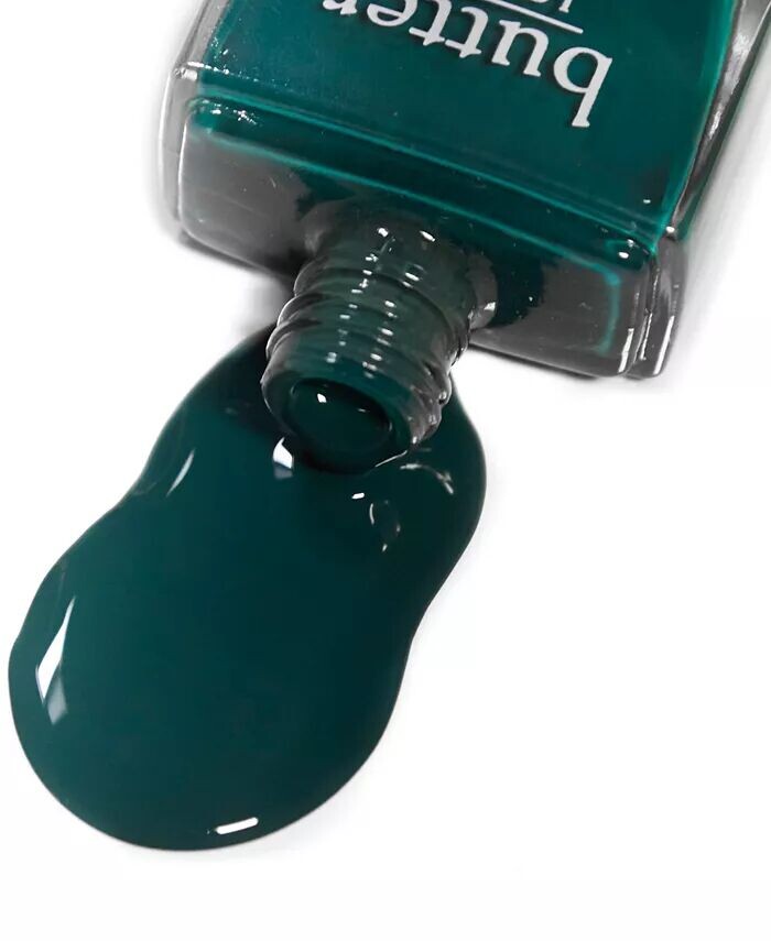Лак для ногтей Patent Shine 10X, 0,4 унции Butter London, цвет Bang On! (deep teal crème) — фото 3
