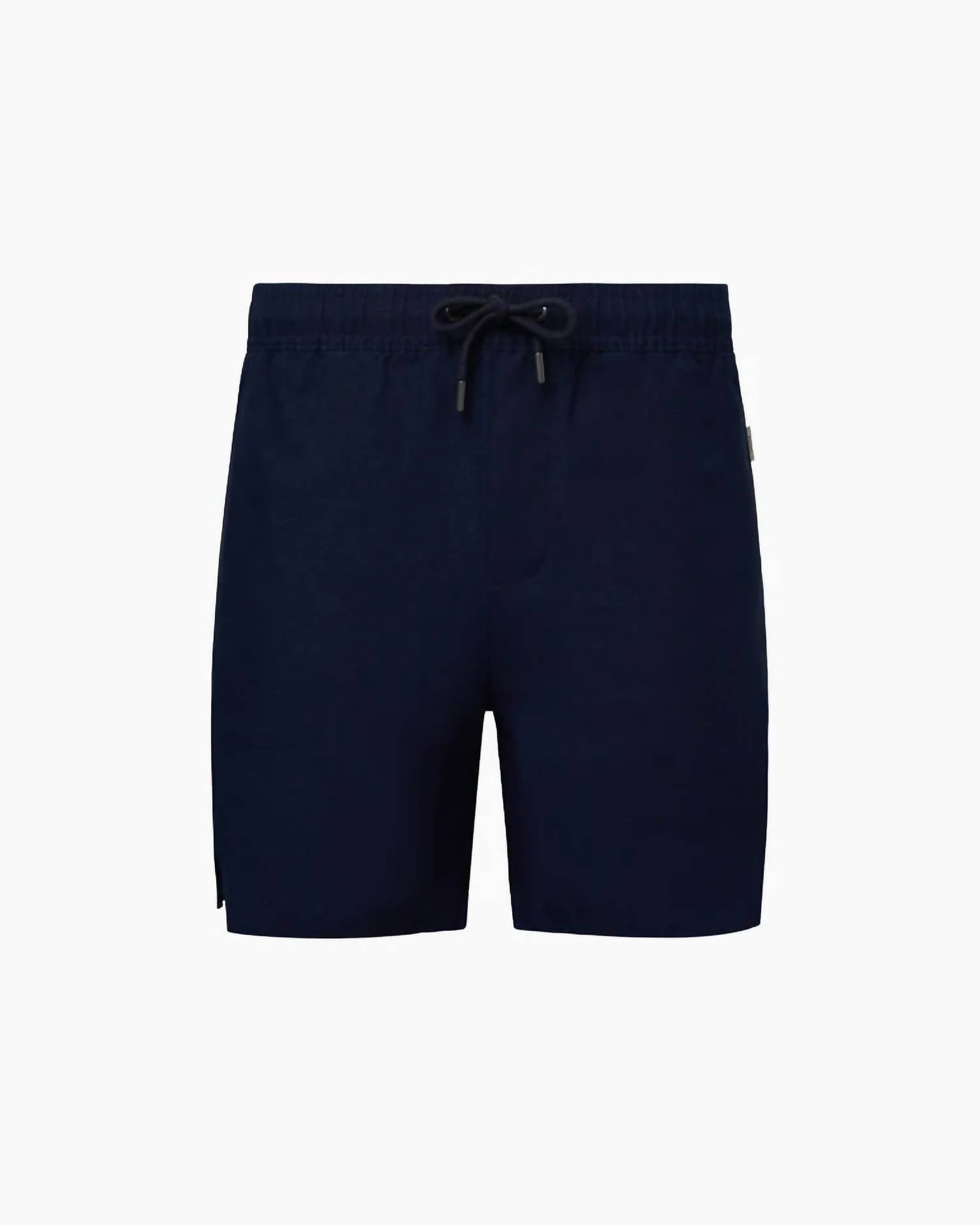 

Мужские шорты Air Linen Pull-On 6 дюймов в цвете Deep Navy Onia