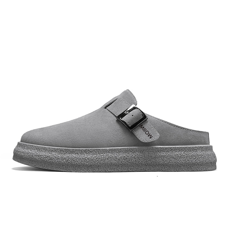 

MIIOW Мужские закрытые тапочки серые, цвет Gray