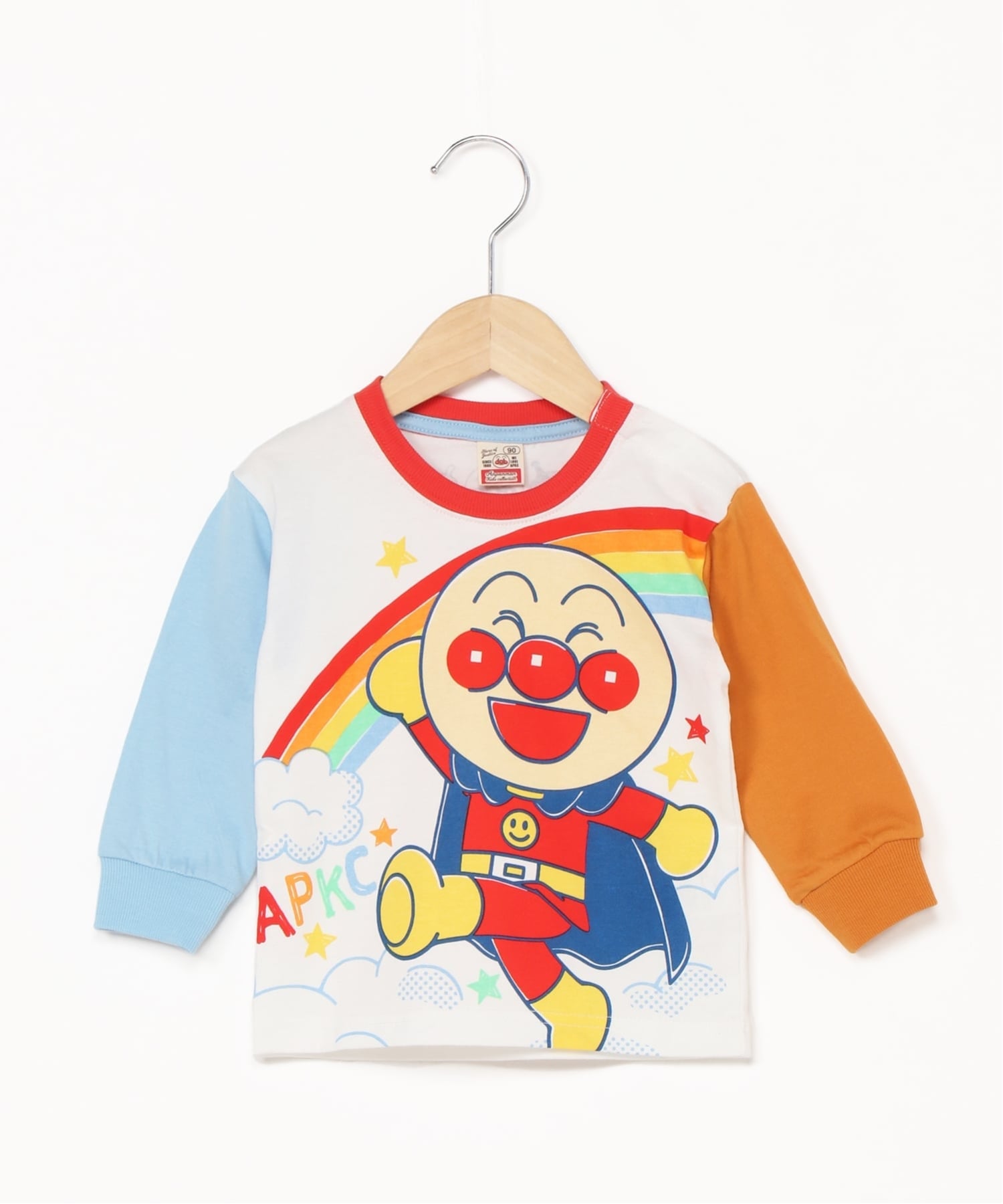 Детская коллекция Anpanman / (K) Яркая футболка с длинными рукавами Anpanman Anpanman Kids Collection, blue
