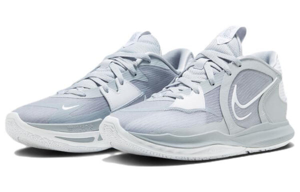 Кроссовки Nike Kyrie 5 Low TB EP 'Grey White', серый — фото 3