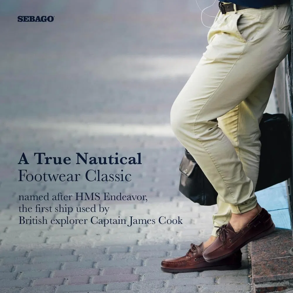 Мокасины водонепроницаемые Sebago, черный — фото 2