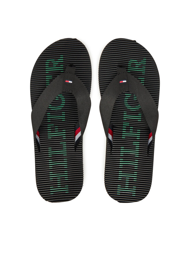 

Шлепанцы Massage Beach Sandal Fm0Fm05443 Tommy Hilfiger, черный