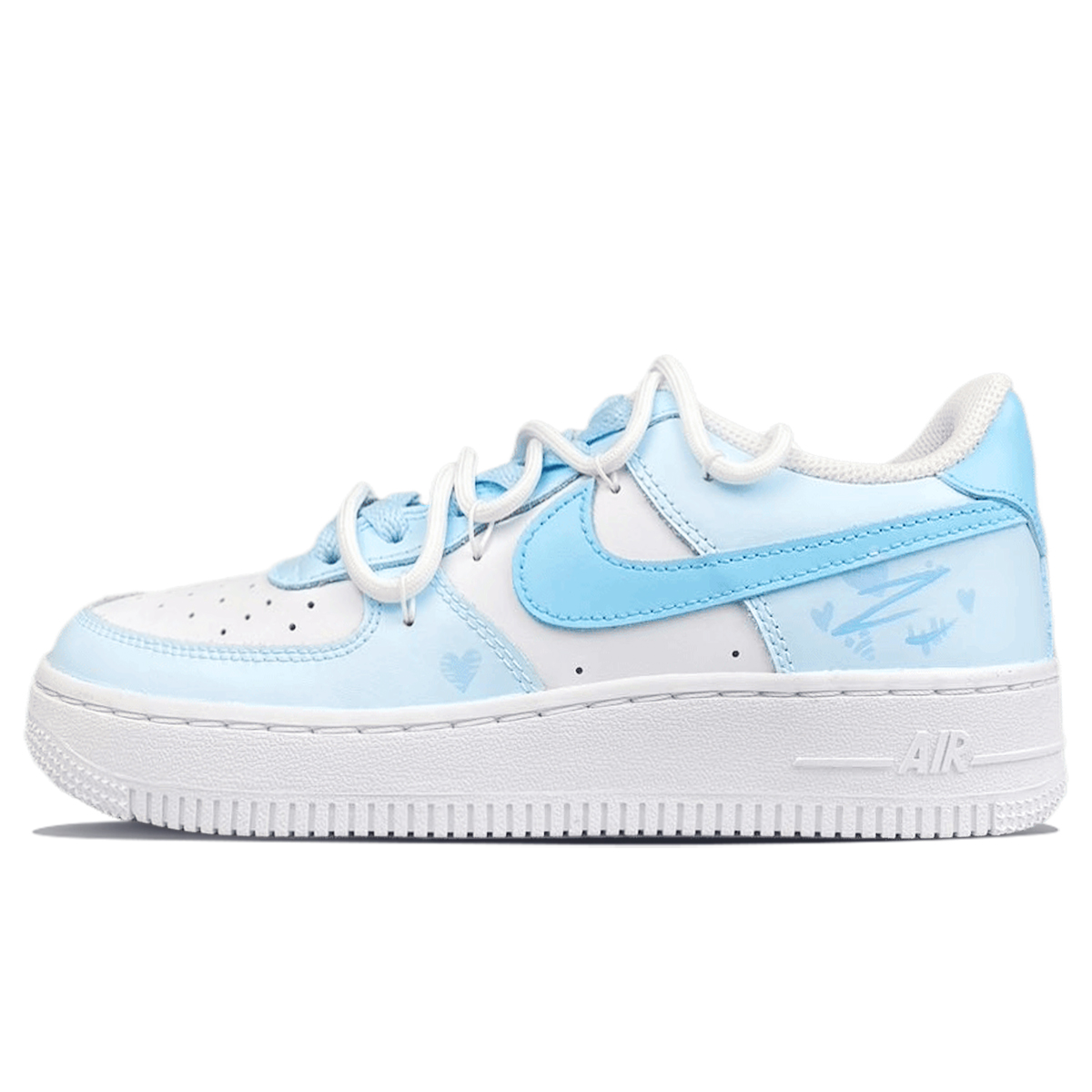 

Детские кроссовки для скейтбординга Air Force 1 для начальной школы Nike, белый