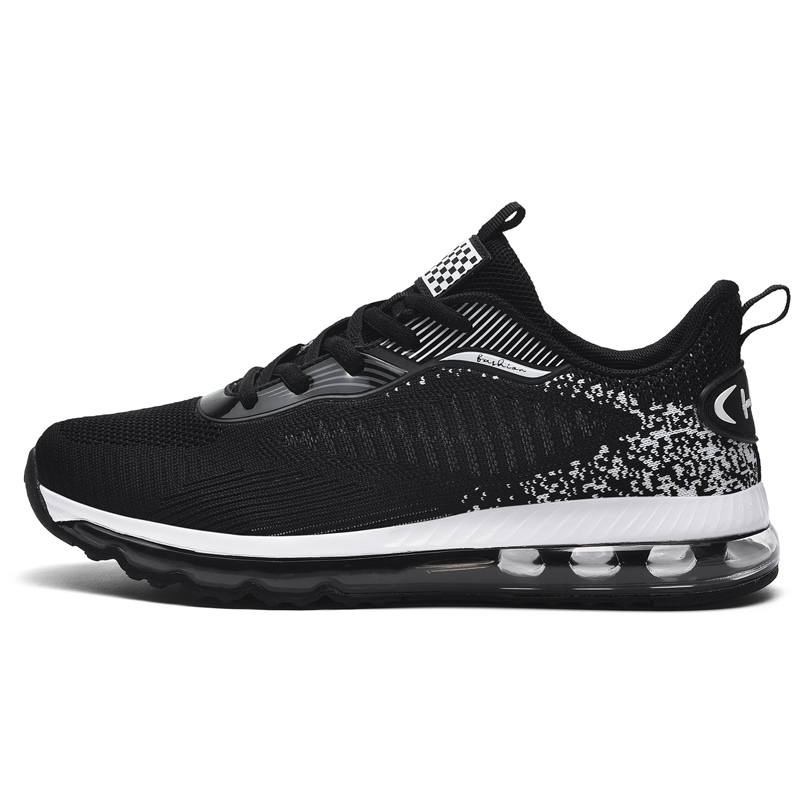 

BIANSULONG Низкие кроссовки для бега с мягкой подошвой, противоскользящие, износостойкие, мужские, черные