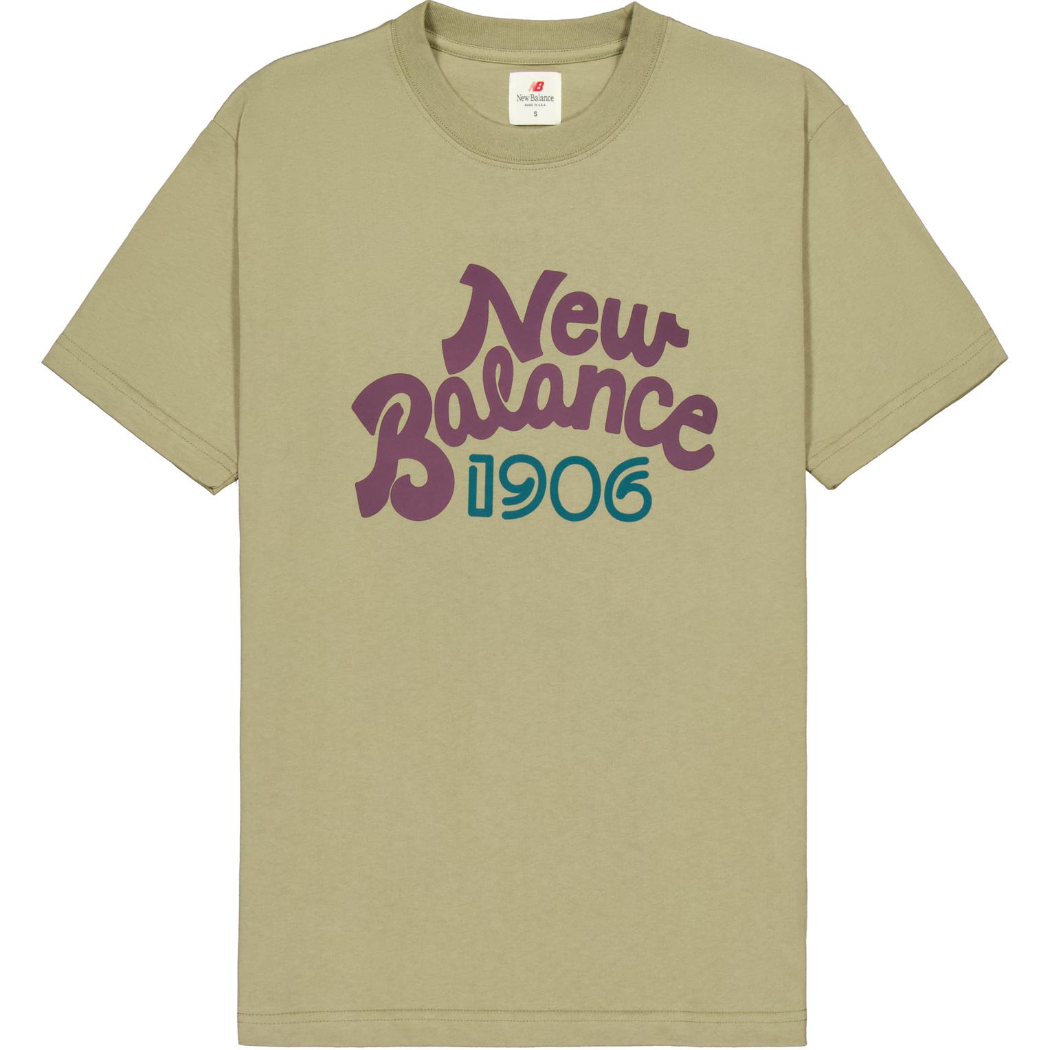 

New Balance Футболка Made In USA мужская светло-зеленая