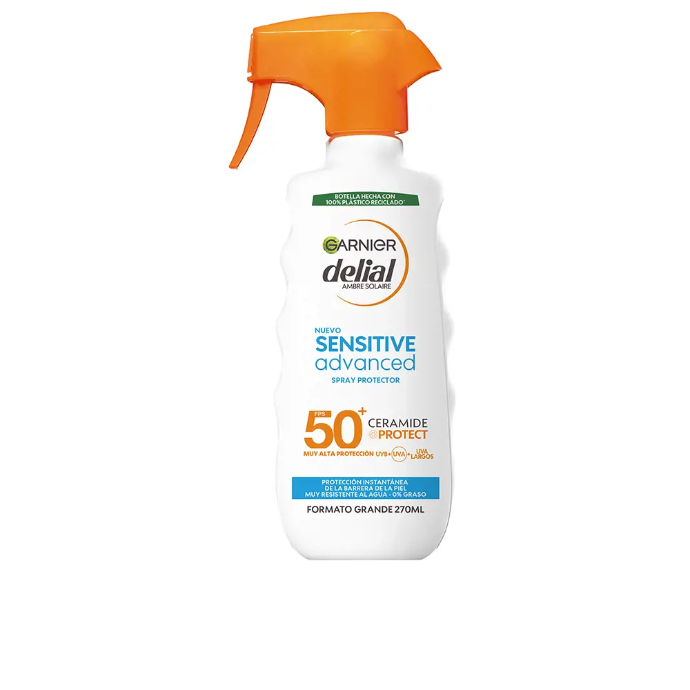 

Солнцезащитный крем Sensitive Advanced Spray Protector Spf50+ Garnier, 270 мл