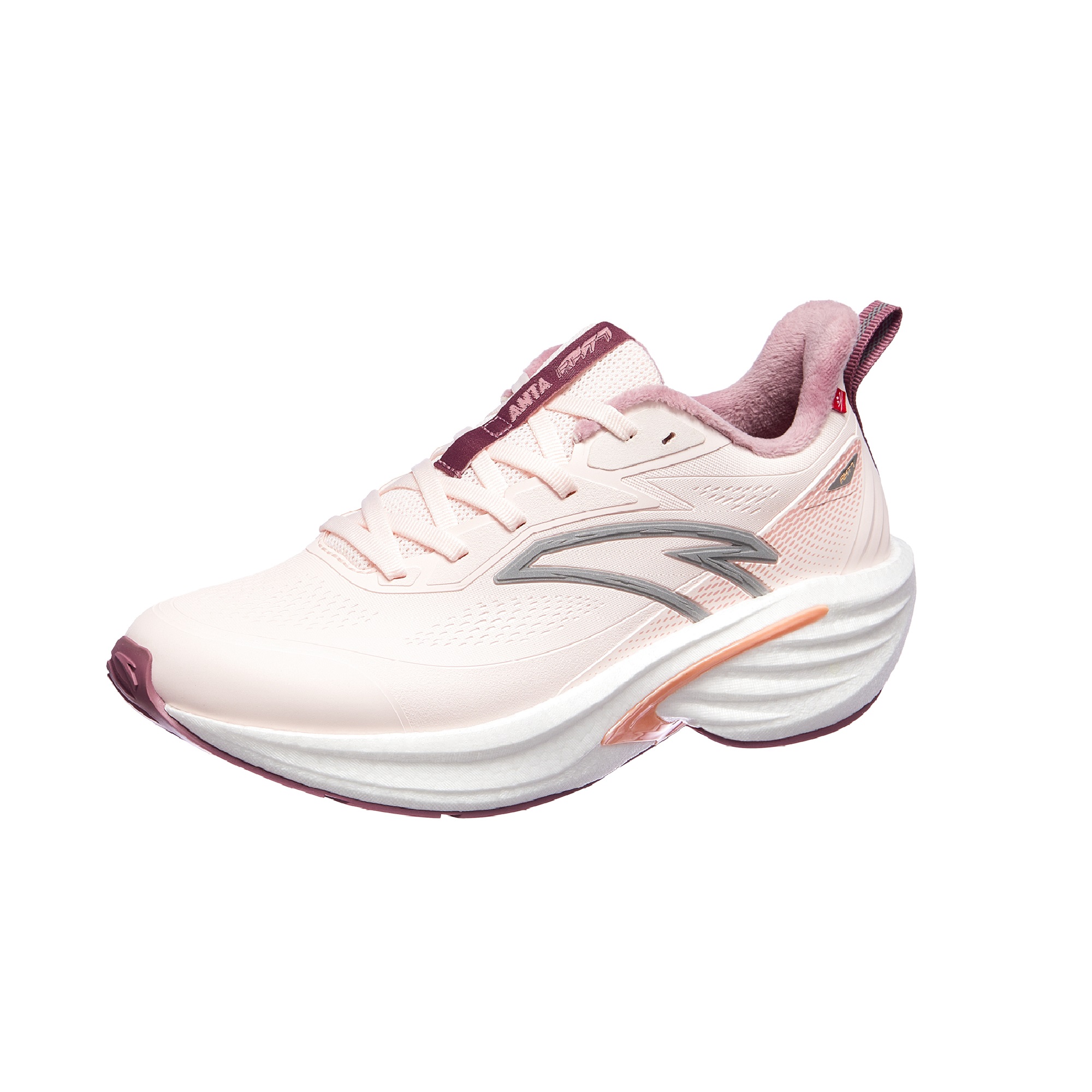 

Женские повседневные кроссовки для беска Rocket 7 Cushioning, износостойкие, низкие ANTA, белый/розовый