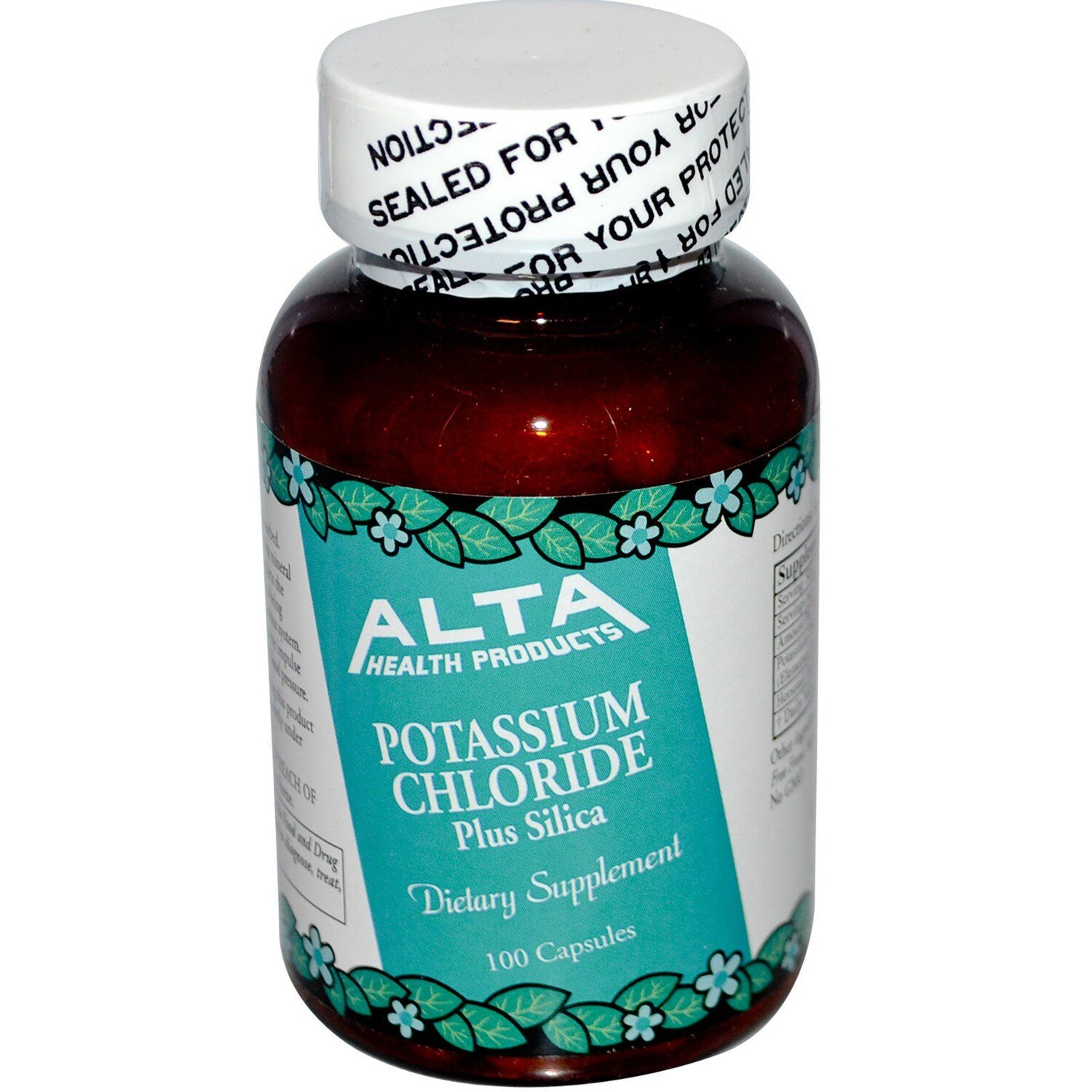 

Alta Health Калия хлорид и кремния диоксид 100 капсул