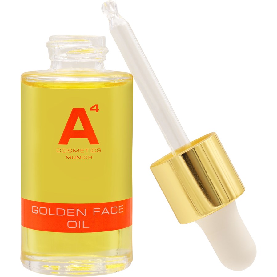 Масло для лица golden face oil A4 Cosmetics, объем 30 мл — фото 2