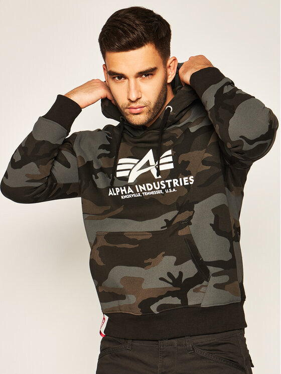 

Толстовка обычного кроя Alpha Industries, зеленый