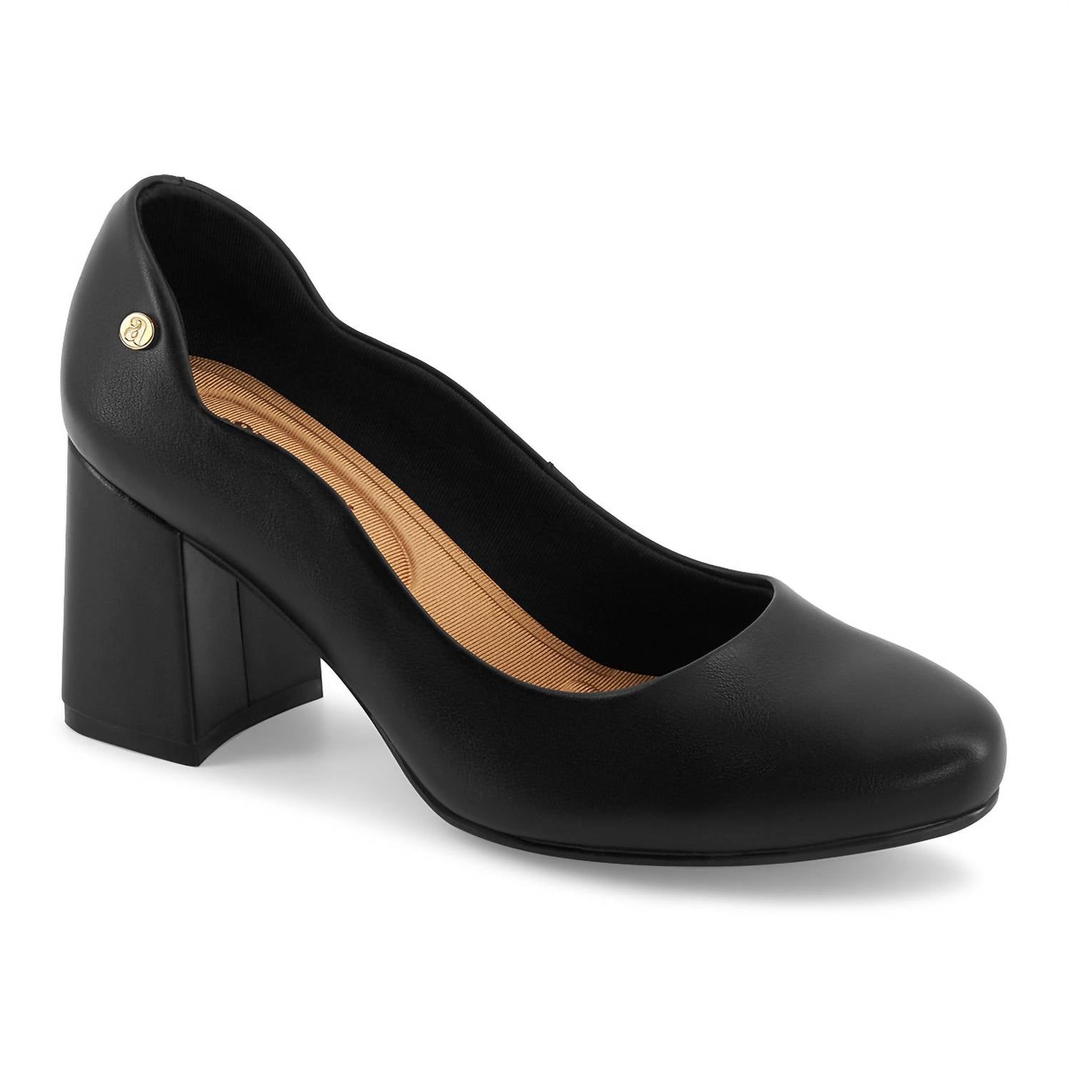 Туфли женские Comfort Pumps черного цвета Andrea