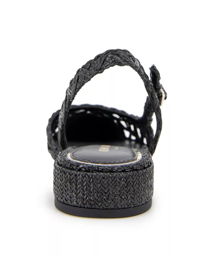 Женские туфли Cayla Crochet Block Heel Slingback Kenneth Cole New York, черный — фото 3