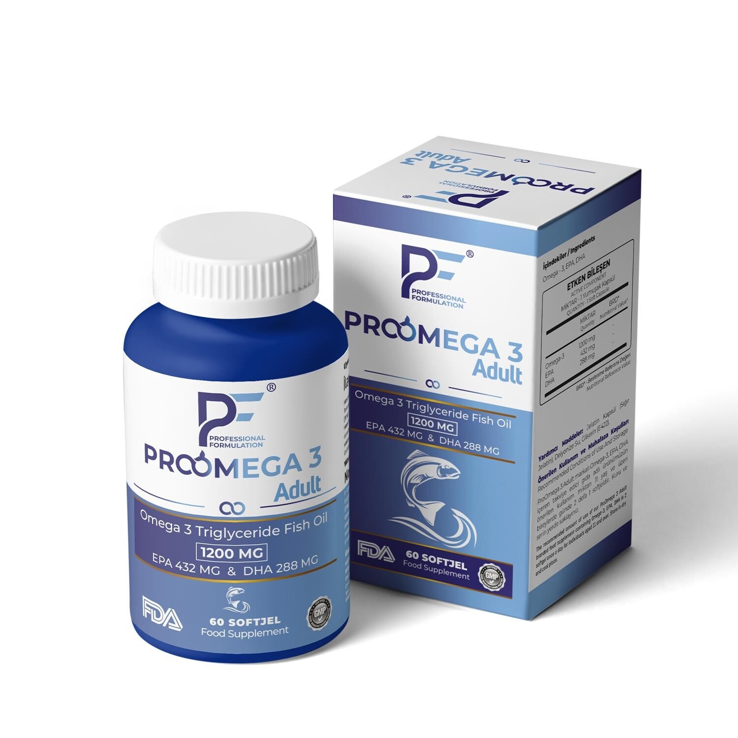 

PF ProOmega3 Adult 60 Softgel