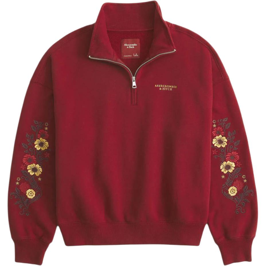 

Женская толстовка из коллекции "Весенний фестиваль года Лошади" Abercrombie＆Fitch, красный