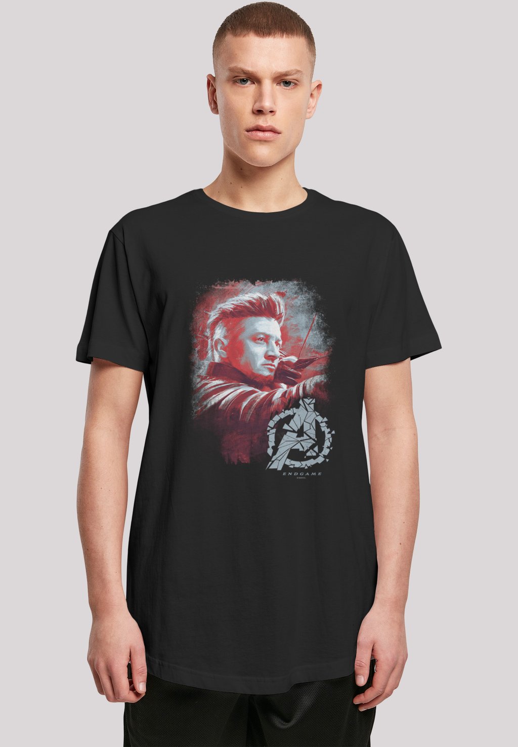 

Футболка с принтом MARVEL AVENGERS ENDGAME HAWKEYE BRUSHED F4NT4STIC, черный