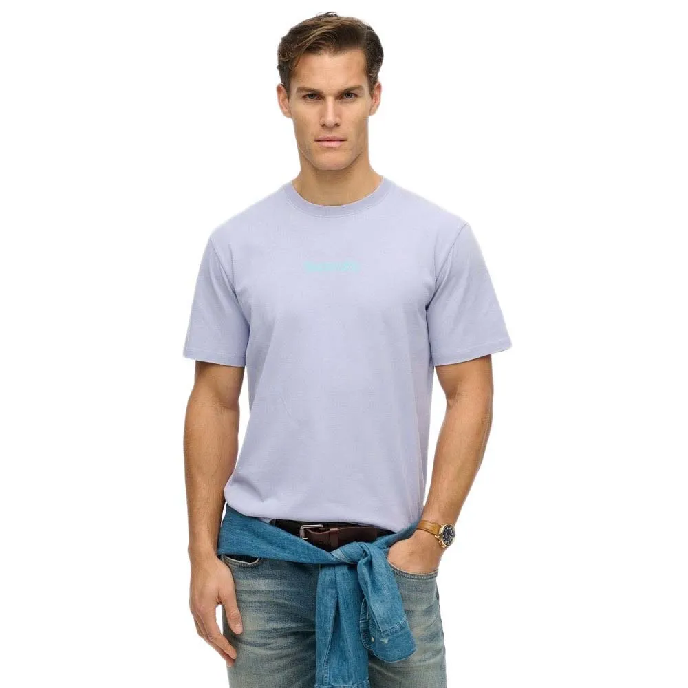 

Футболка с коротким рукавом Superdry Core Logo City, фиолетовый