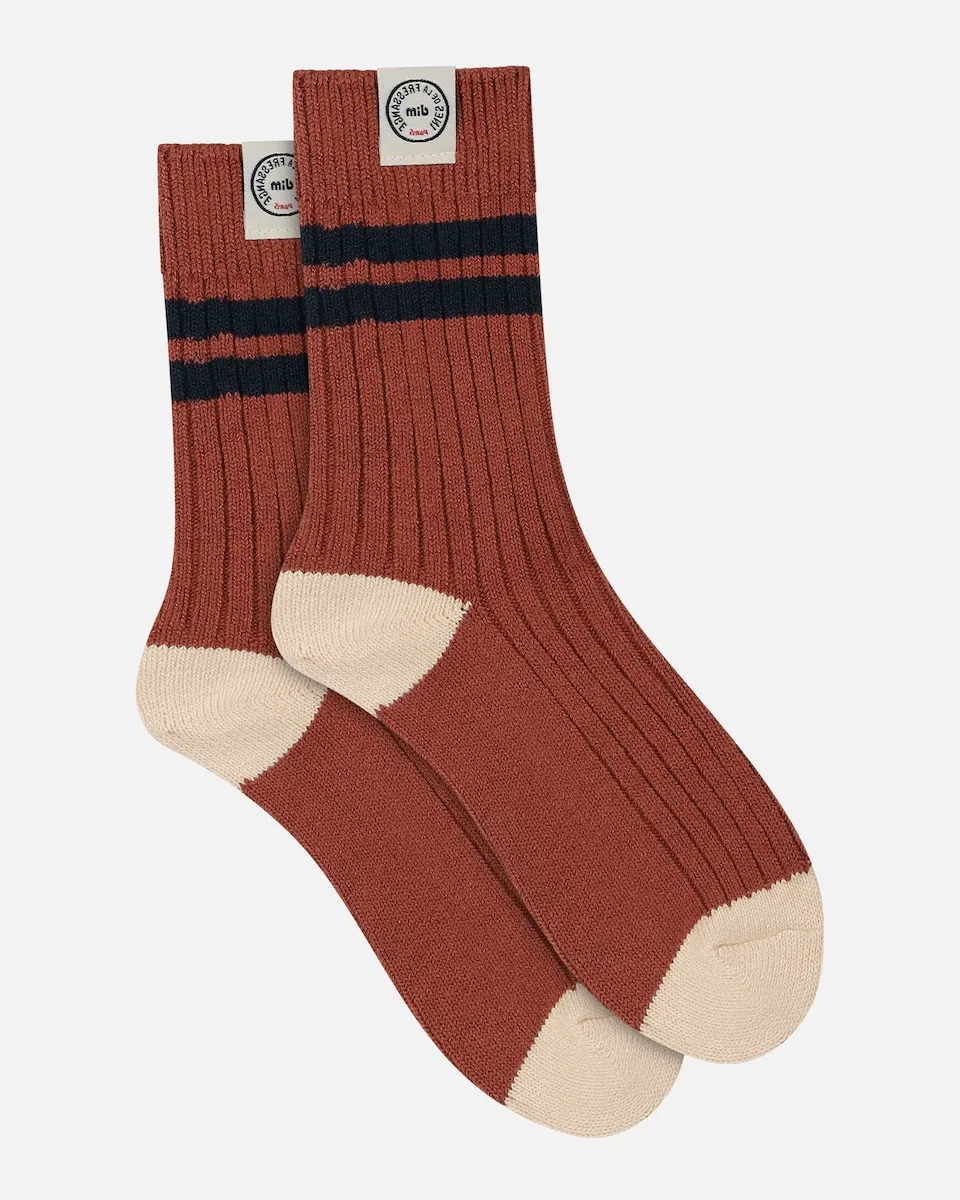 

Короткие ребристые носки Dim, бордовый