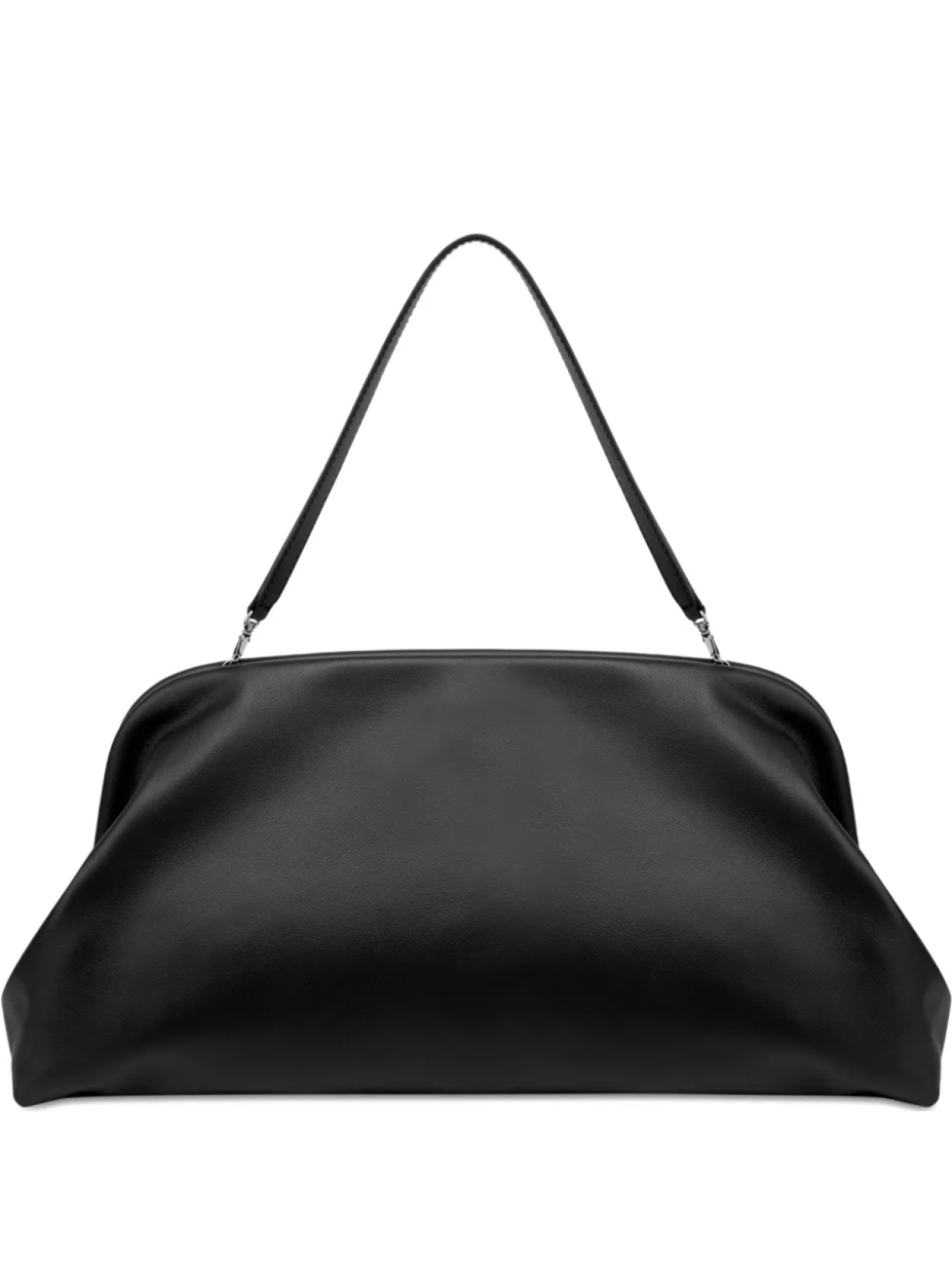

Alberta Ferretti атласный клатч, черный
