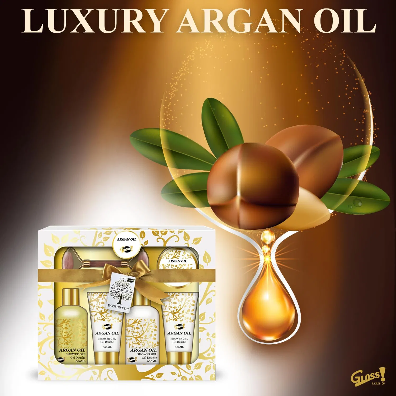 Подарочный набор для ванны GLOSS! Argan Bath Set Gloss ! — фото 2