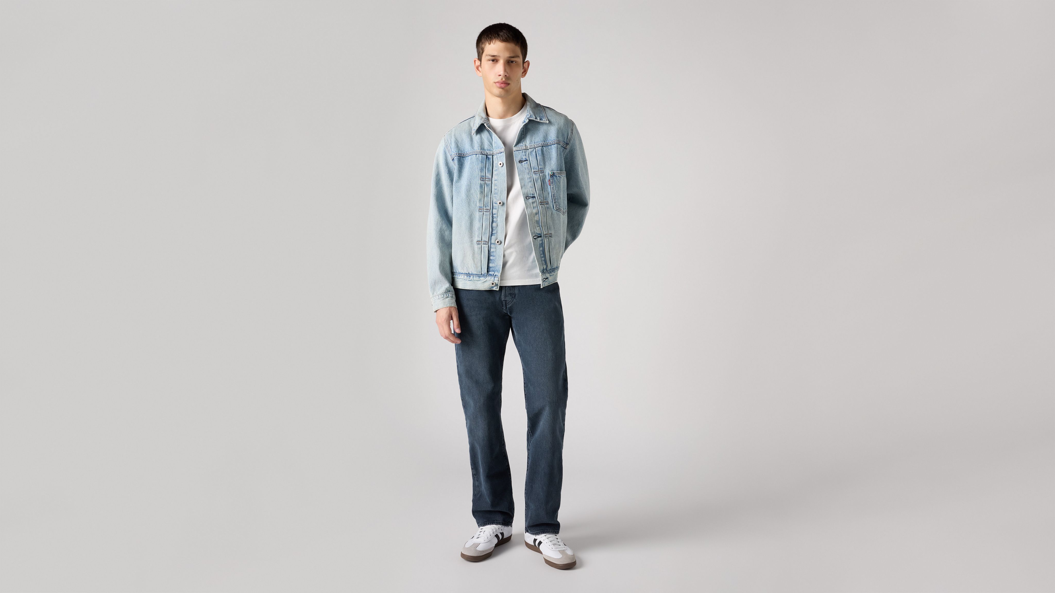 

Мужские джинсы 501 Original Fit Levi's, Blue Black - Dark Wash - Stretch