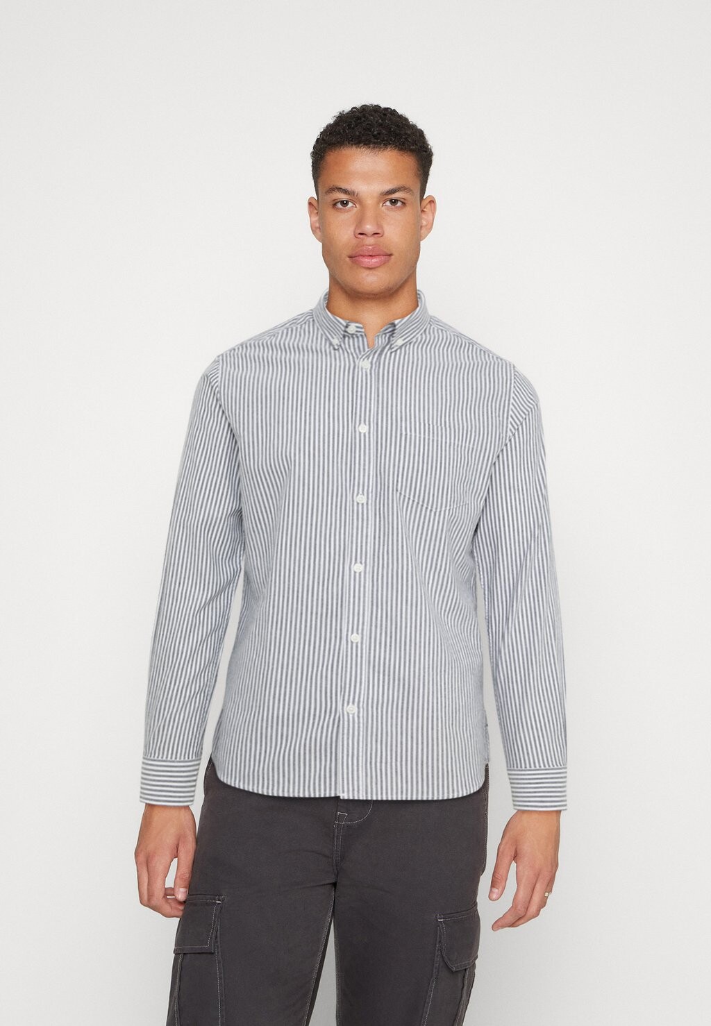 

Рубашка ALVARO LS OXFORD STRIPE Only & Sons, темно-синий