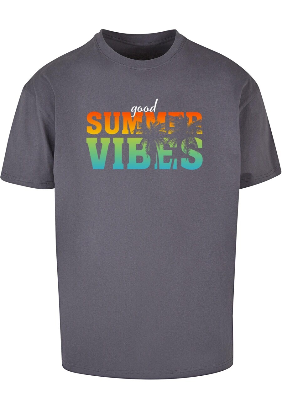 

Футболка Merchcode GOOD SUMMER VIBES, темно-серый